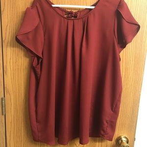 Torrid Flutter Sleeve Top